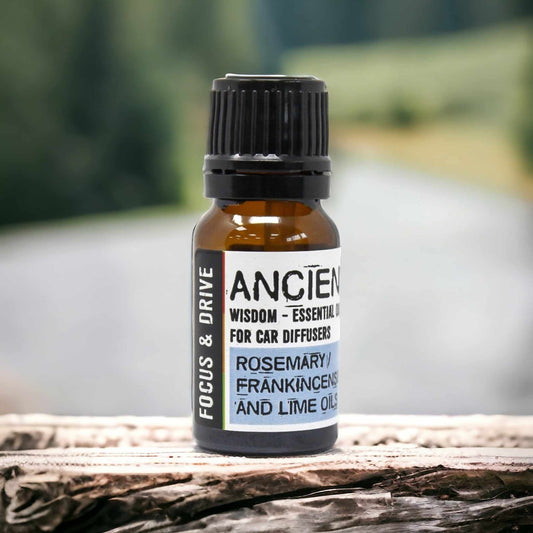 This refreshing  combination of the Rosemary, Lime and Frankincense essential oils will keep you feeling fresh & focused and may help you to make good decisions while on the road.