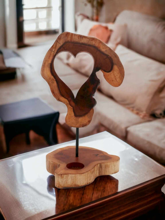 Candle Holder Sign - Heart Shape