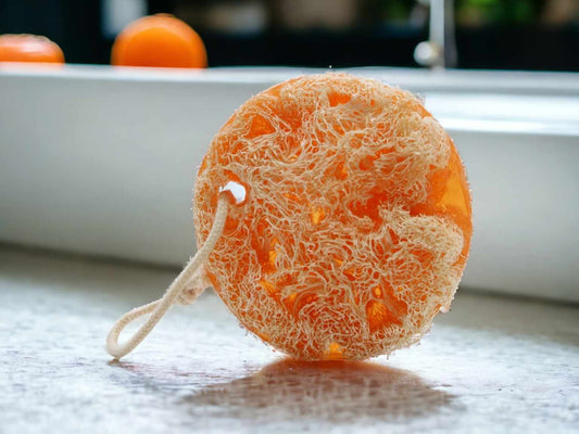 Fruity Scrub on a Rope Soap - Grapefruit