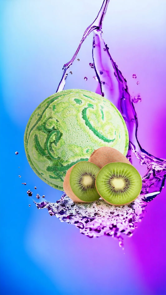Tropical Paradise Coco Bath Bomb-Kiwi Fruit