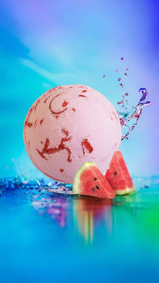 Tropical Paradise Coco Bath Bomb-Watermelon