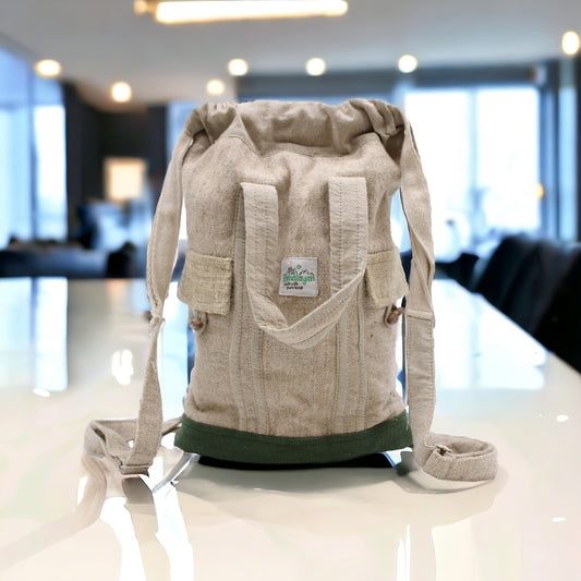 Laptop Backpack - Hemp & Cotton